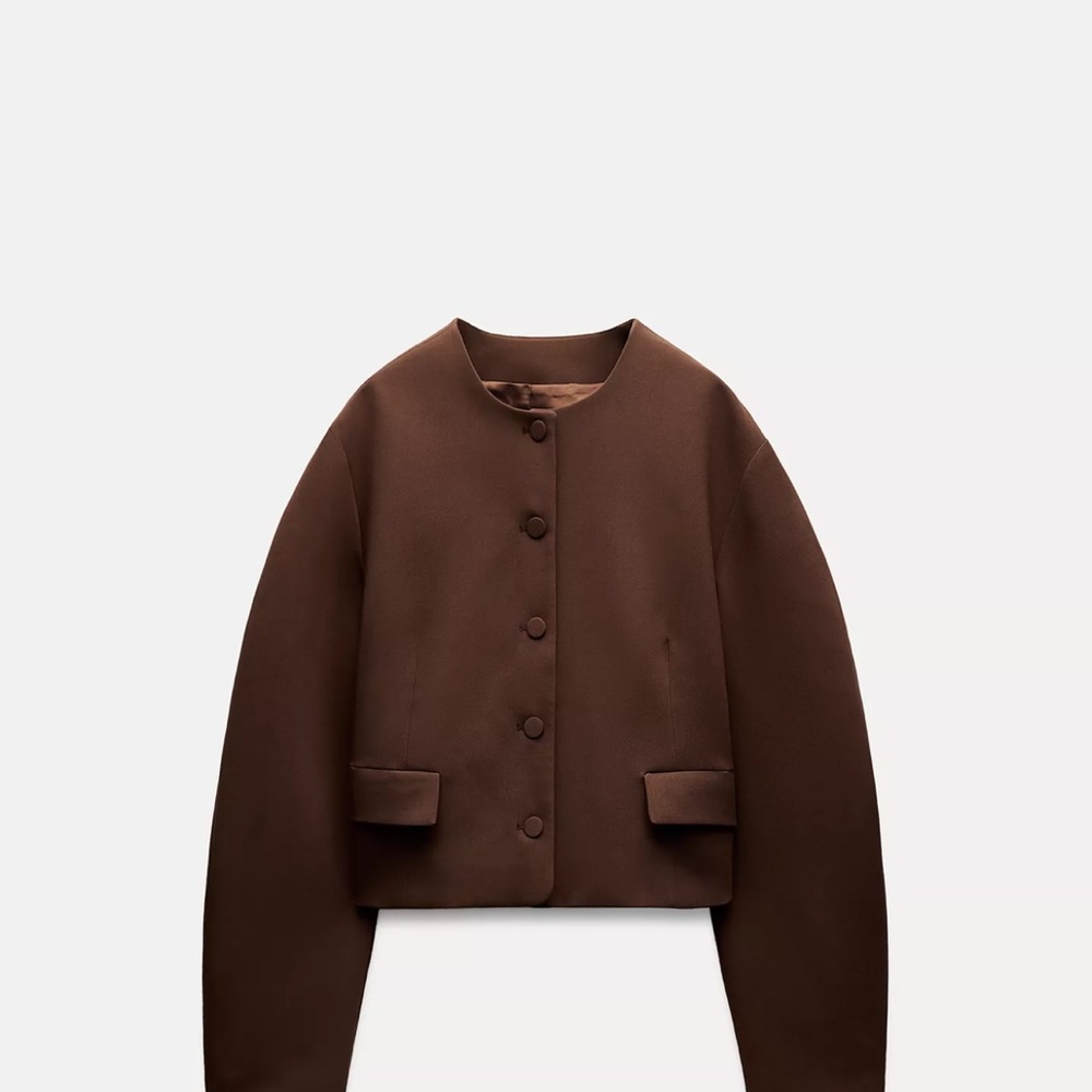 Elegant Brown Women's Jacket